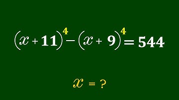 A Nice Algebra Problem | Math Olympiad | Solve for x=?