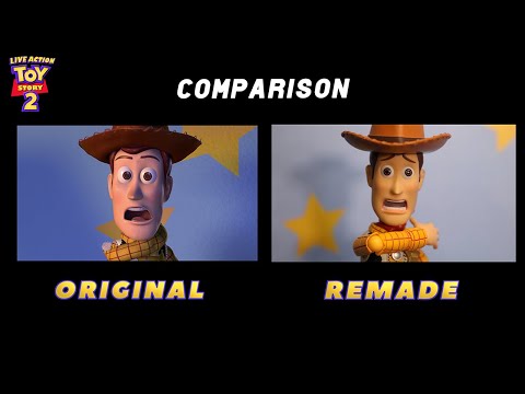 Live Action Toy Story 2 - Meeting Wheezy | Comparison