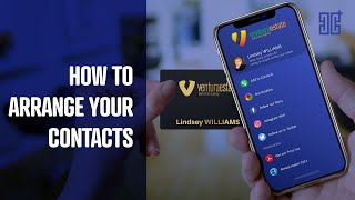 How to arrange and control your contact details in ContactCard+ screenshot 3