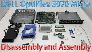 Disassembly and assembly of the DELL OptiPlex 3070 Micro (how to remove and install all parts)