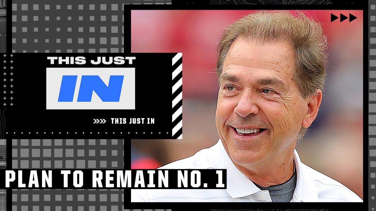Marty Smith on Alabama's plan to remain No. 1️⃣| This Just In