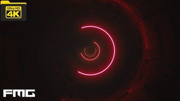4K Video | Red Vj Tunnel Loop Video #2 | No Copyright Video Background | No Copyright Stock Video