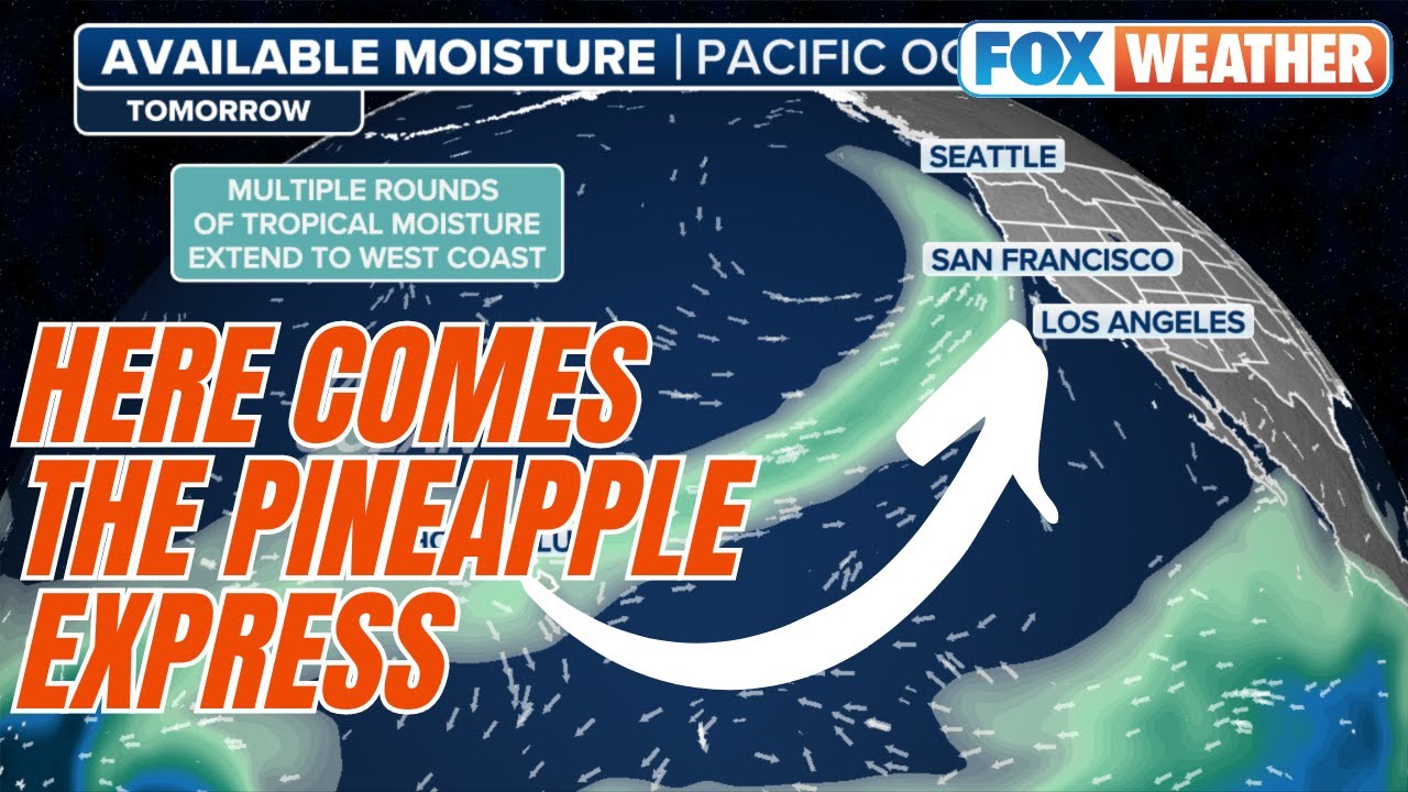 Atmospheric River To Impact Entire West Coast This Week - YouTube