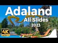 Adaland waterpark 2023 kusadasi turkey trkiye  all slides