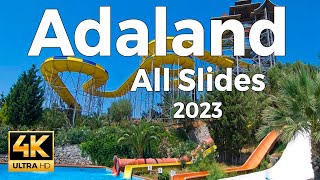 Adaland WaterPark 2023, Kusadasi, Turkey (Türkiye)  All Slides