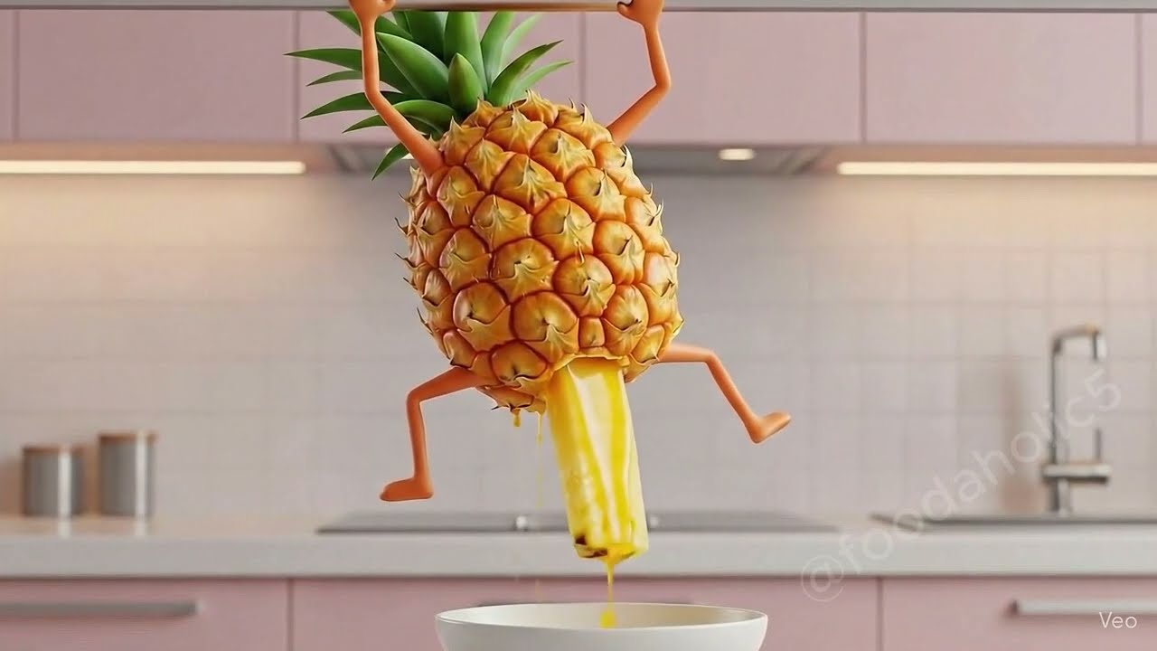 "Food Parody Vlog 🍎🍌 | Food-Aholic AI Food Videos | Funny Food Parody 🤖🍇"