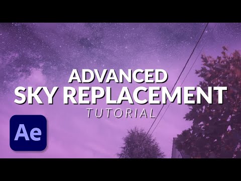 How To Do Advanced Sky Replacement With Compositing in After Effects Tutorial