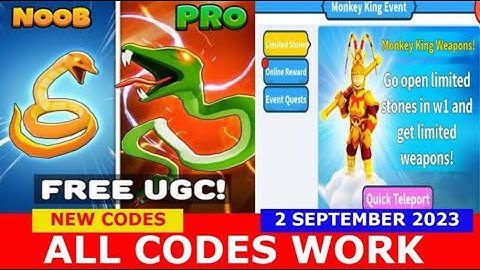 NEW UPDATE CODES *UPD 84* [Free UGC] Weapon Fighting Simulator ROBLOX | ALL CODES| SEPTEMBER 3, 2023