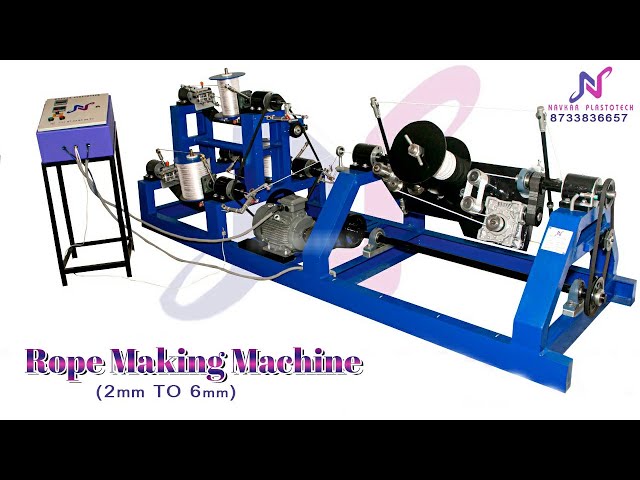 Rope machine 2mm to 6mm by NAVKAR PLASTOTECH +91 8733836657 