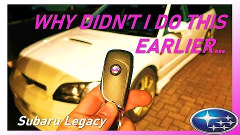 A Modern Key for an Old Legacy - How to Program a New Key Fob for a JDM Subaru - Initial B