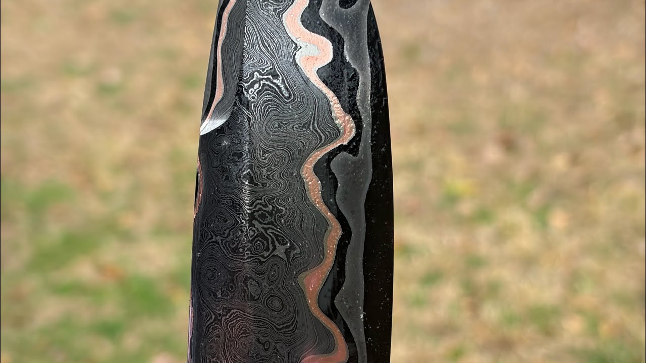 Cu-Mai copper Damascus