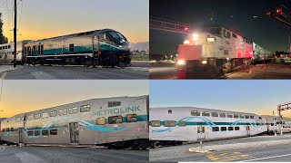 Fast Train Time Metrolink Trains In Covina, Ca 1114-152022