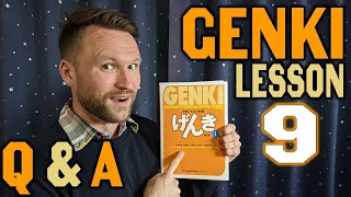 GENKI Q&A | LESSON 9 | PAST TENSE SHORT FORM JAPANESE