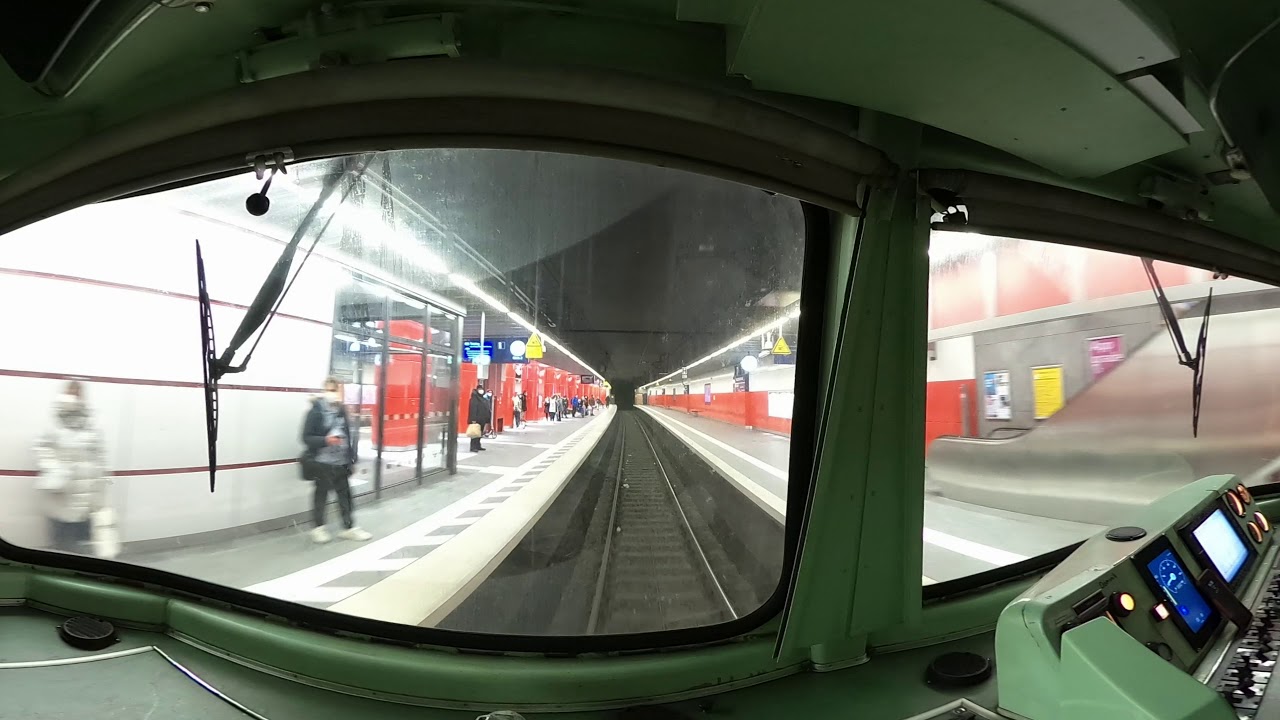 360° Führerstandsmitnahme S-Bahn München S6 Ostbahnhof - Tutzing BR420