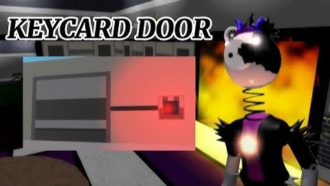 How to make keycard gate event in piggy build mode 🪪💳| tips and trick