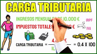 ¿Qué es y cómo se determina la CARGA TRIBUTARIA? 💶