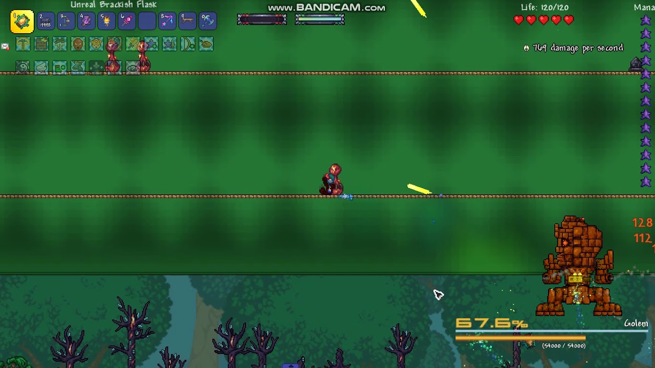 Calamity Rev Golem No Hit YouTube