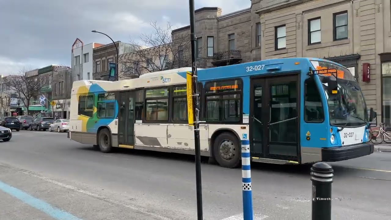 Buses in Montreal, Canada 2023 - Société de Transport de Montréal