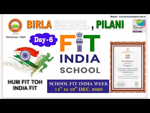 Fit India School Week Celebration (Day 6 : Dec. 19, 2020)