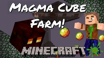 Minecraft Tutorial - How to make a Magma Cube Farm! xp and Magma cream farm - 1.16