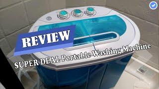 SUPER DEAL 9.9 LBS Mini Compact Washing Machine Portable Review 2022