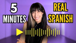 5 Minutes of REAL SPANISH: Real audio messages from my friends