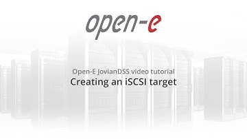Creating an iSCSI target