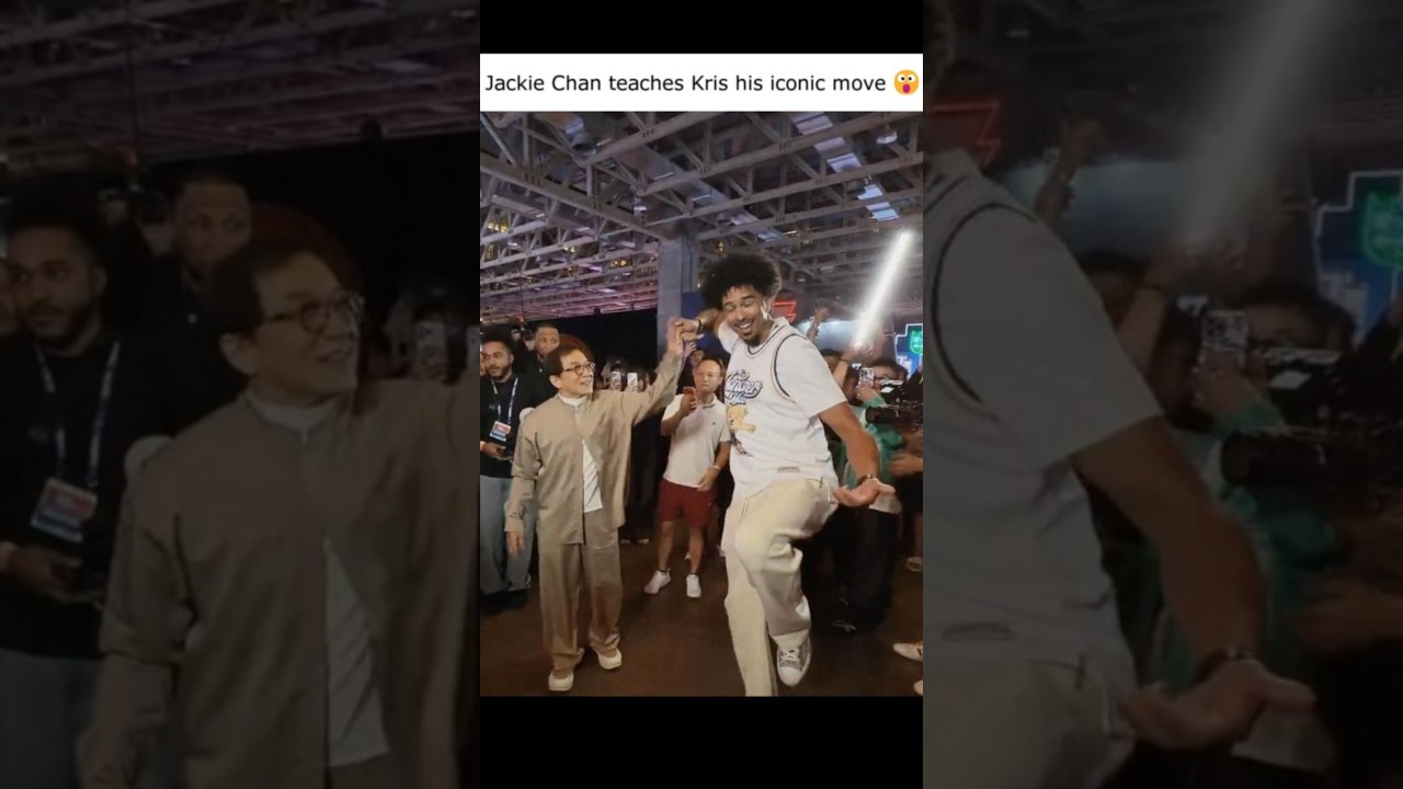 Kris learns Jackie's Iconic Move #shorts