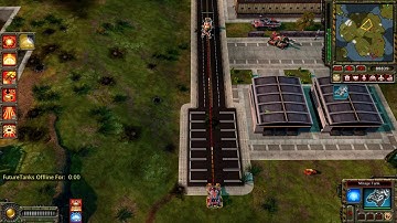 C&C Red Alert 3 Uprising Reaper vs Mirage Tank