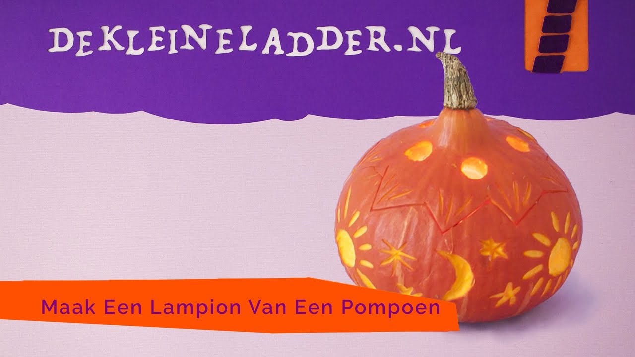 Fonkelnieuw Maak een lampion van een Pompoen - YouTube FO-92