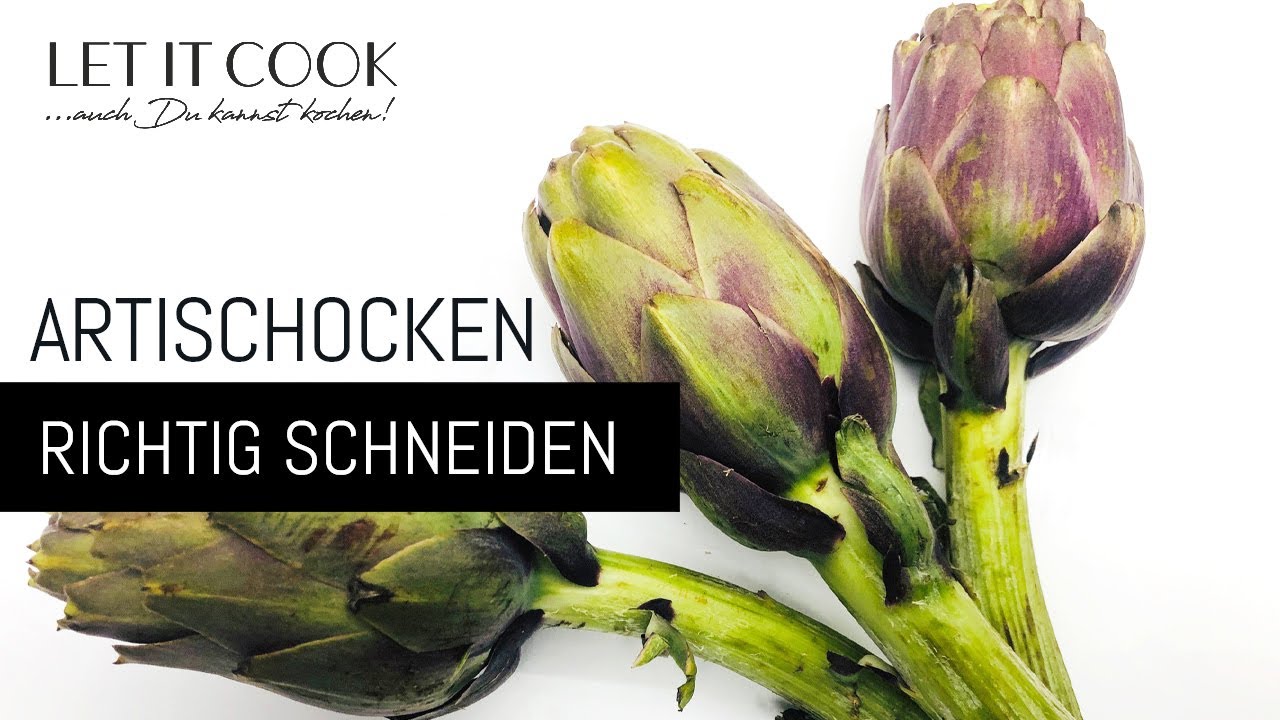 Artischocken schälen und verarbeiten