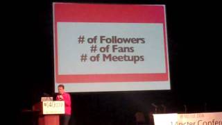 Meetup CEO at #140 Conf NYC 2010 Part 1