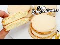 ¡Solo HARINA, AZÚCAR y 3 HUEVOS! Receta muy FÁCIL y BARATA y DELICIOSA 😍🍪😋 Receta # 680