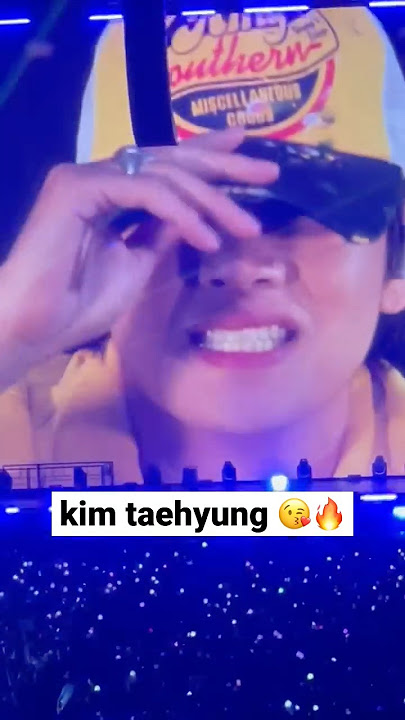taehyung cute moment during silver spoon baepsae ptd las vegas day 3