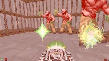 DOOM MOD Bad Mood Wad Badmood wad By Christophe Demange MAP E1M1 ONE MAP WAD END