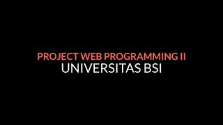 TUGAS WEB PROGRAMMING II | KELOMPOK 2