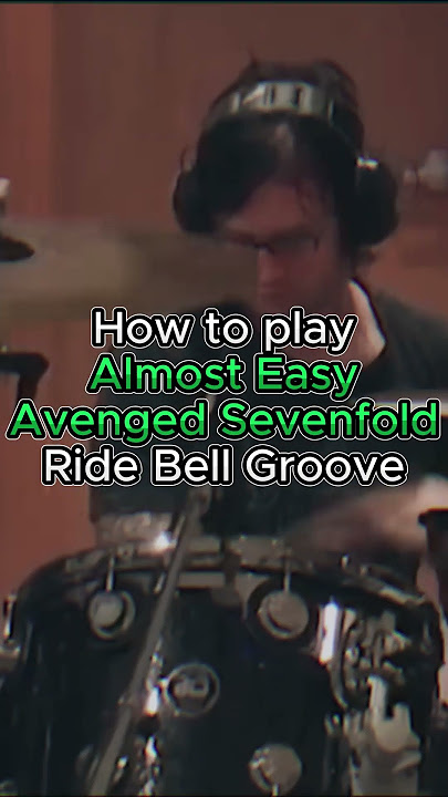 How to play ALMOST EASY - AVENGEND SEVENFOLD Double Ride Groove #drumscore #avengedsevenfold #therev