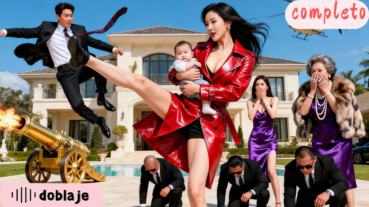 🔥La esposa humillada era la reina de la mafia… ¡y de una patada voló al esposo infiel!