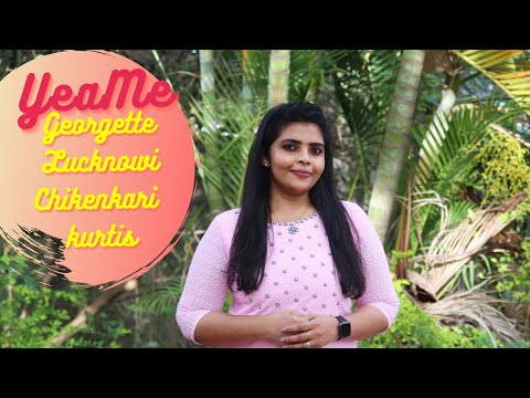 YeaMe Georgette Lucknowi Chikenkari Kurtis | For booking | +91 89217 44627 #indianfashion - YeaMe Georgette Lucknowi Chikenkari Kurtis | For booking | +91 89217 44627 #indianfashion
