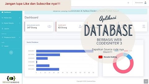 Sistem Aplikasi Database menggunkan Framework Codeigniter 3 (Review)