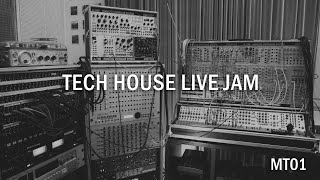 Ambient Tech House Live Jam  Vermona DRM III  Modular Synth  Plaits, Rings, Plonk  MT-01