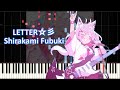 LETTER☆彡 - Shirakami Fubuki/白上フブキ 【ピアノ/Piano Arrange】