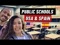 Schools in Spain vs USA | Diferencias Entre la Educación de Estadios Unidos y España 🇺🇸🇪🇸