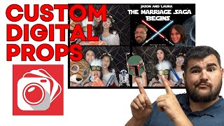 How to use custom digital props (stickers) in Luma Booth Tutorial - iPad photo booth software