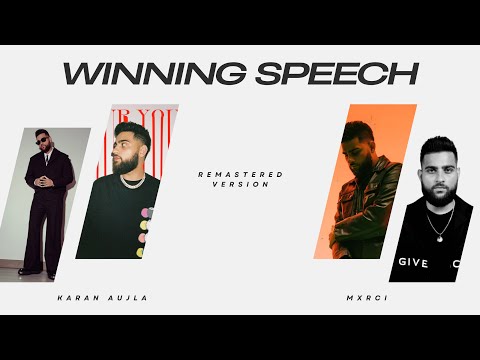 Winning Speech - Remastered (Music Video) Karan Aujla | Mxrci | Karan Aujla New Song 2024