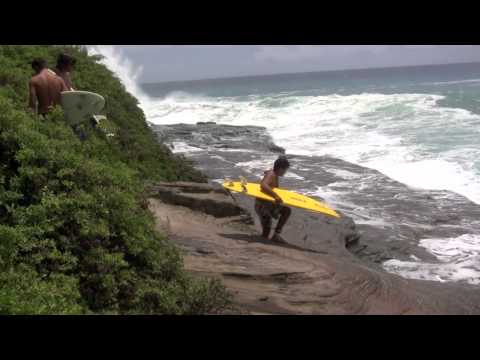 Surfers Entering the Water at China Walls Big Sout...