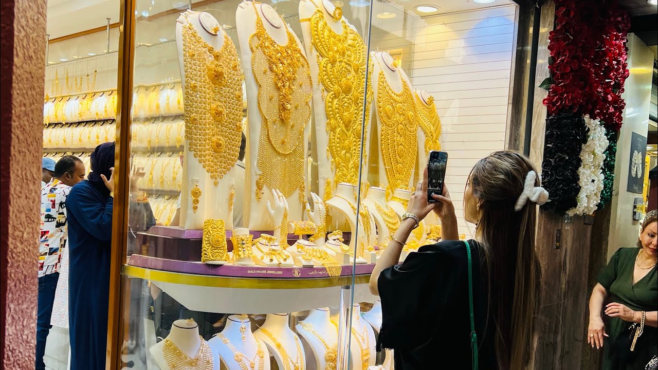 Biggest gold jewelry market in Dubai YouTube