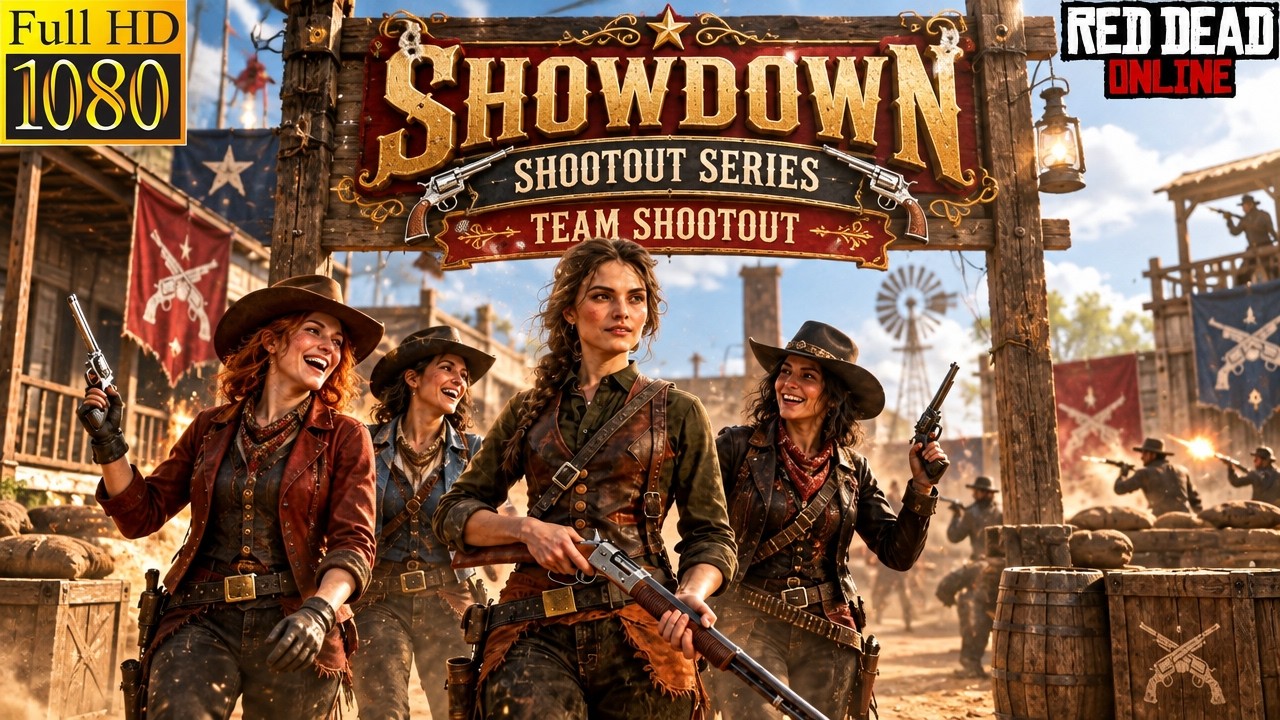 Red Attack Red Dead Online: Showdown Shootout Series - Team Shootout - YouTube