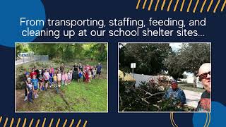 Recognition of HCPS staff, community during Hurricane Helene