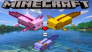 HOW TO GET A BLUE AXOLOTL IN MINECRAFT 1.17.1 ❤️❤️❤️